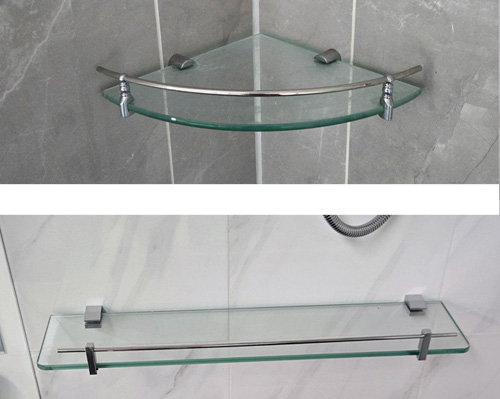 Shower shelf straight and corner